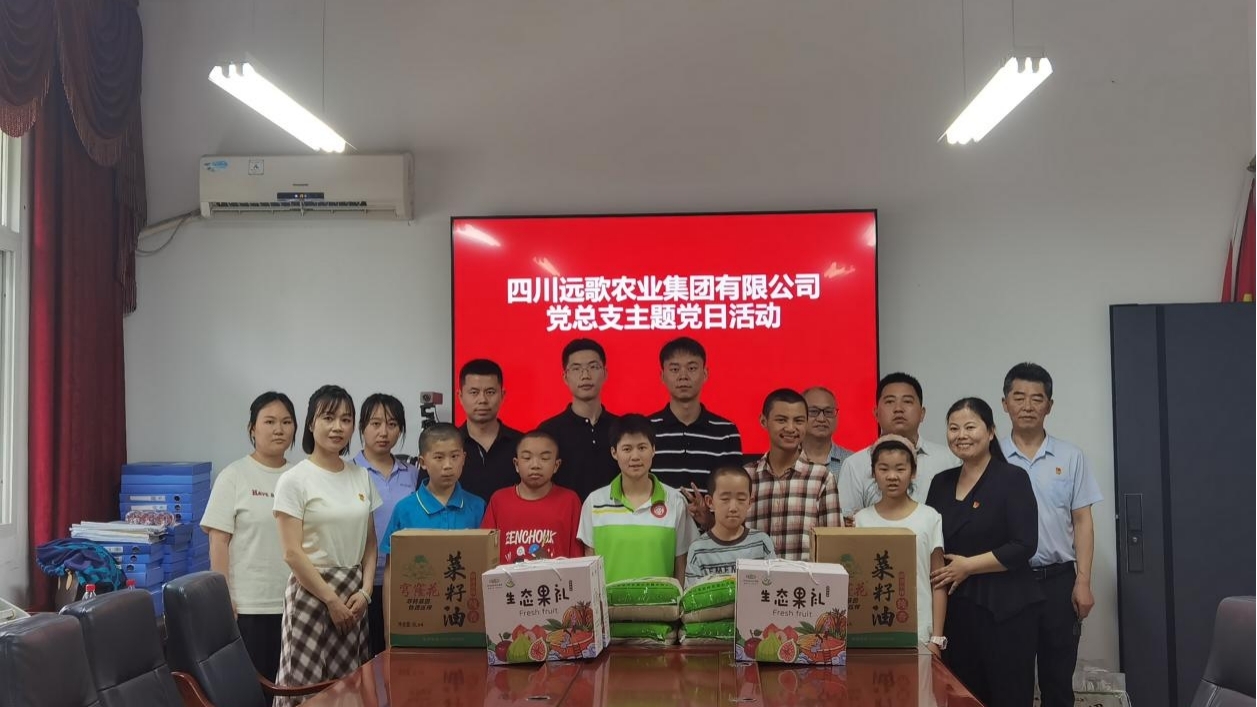 集团党总支开展“温暖同行 共筑希望”主题党日活动