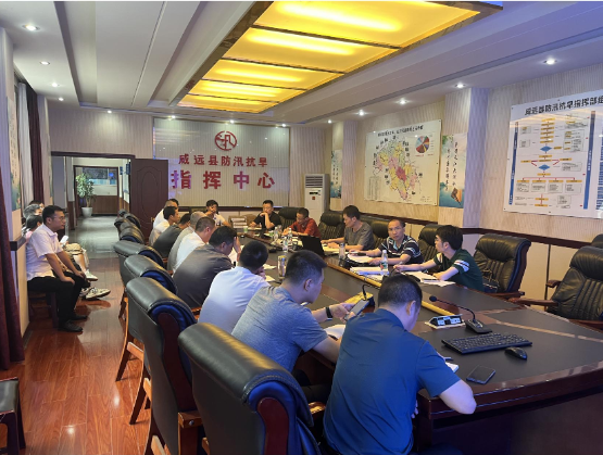 省水利厅运管处对长葫灌区威远片续建配套工程项目督导检查