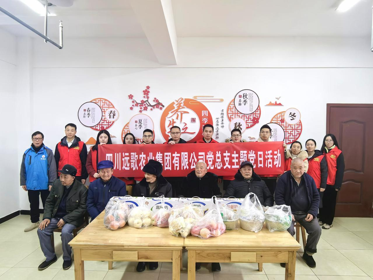 电子游戏app网站党总支开展“殷殷寸草心，情满敬老院”主题党日活动