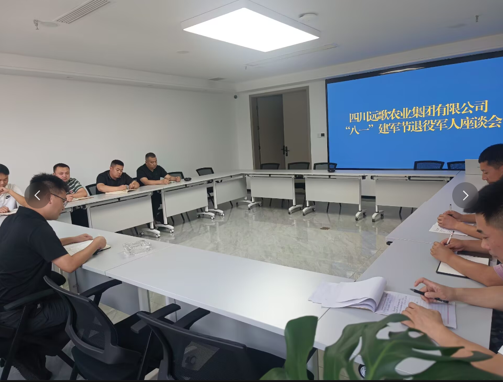  电子游戏app网站组织召开“八一”建军节退役军人座谈会